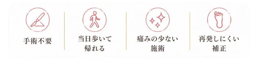 初回施術で痛みの軽減を実感